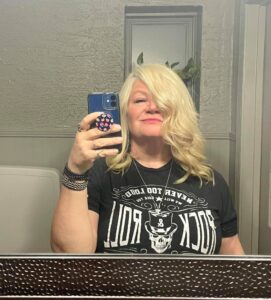 Selfie between sets at Copper Penny